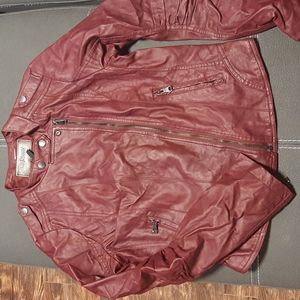 Ci Sono Pleather Jacket size L
